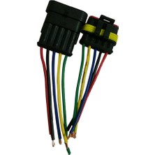 Comely 10 Kit 5 Pin Tel Konektör Fiş Kablo Demeti Klipsleri (Yurt Dışından)