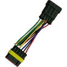 Comely 10 Kit 5 Pin Tel Konektör Fiş Kablo Demeti Klipsleri (Yurt Dışından)
