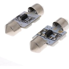 Comely Araba Dc 12V S31 5050 31MM Festoon 6led Iç Işık Lambası 6000 ~ 7000K (Yurt Dışından)