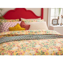 English Home Bloomy Branch Kolay Ütülenir Çift Kişilik Nevresim 200 x 220 cm Sarı