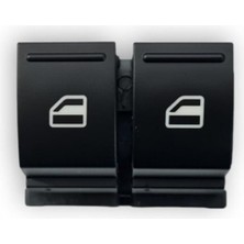 ITH Vw Volkswagen Golf 5 Mk5 2004-2008 Sol Sürücü Kapısı Cam Açma Düğmesi Tuşları Çiftli 1K3959857