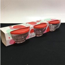 Paşabahçe Kapaklı Sütlaç Kasesi 3 Adet Karaman 53523