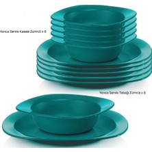 Tupperware Yonca Servis Tabağı ve Kase Set Esc