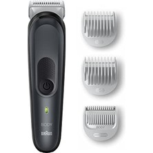 Braun Bodygroomer 3 Bg 3350 Skinshield Teknolojisi, 3 Ek Parçalı Vücut Bakım Seti