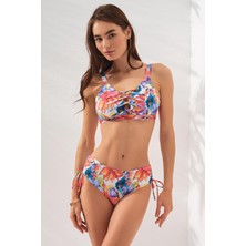 Pierre Cardin Rhode Bantlı Toparlayıcı Bikini Garden 231237-D