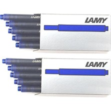 Lamy T10 Mürekkep Kartuşu, Mavi 2 Paket