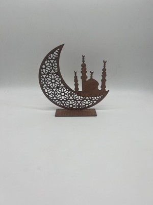 Gizemli Home 3'lü Dekor Tealight Mumluk Ceviz Ramazan Ayına Özel GZMH-98766