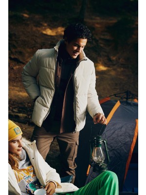 DeFacto Slim Fit Dik Yaka Puffer Şişme Mont U4213AZ22AU