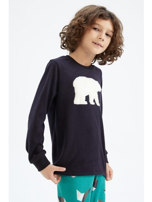 DeFacto Erkek Çocuk Regular Fit Termal Pijama Takımı Y6936A622CW