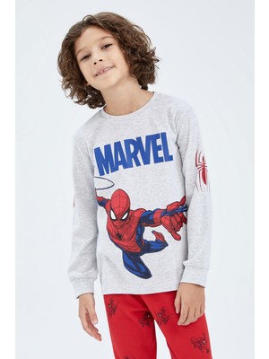DeFacto Erkek Çocuk Marvel Spiderman Pijama Takım Y9362A622CW