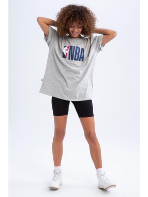 DeFactoFit NBA Boxy Fit Bisiklet Yaka Kısa Kollu Tişört Z3128AZ23SP