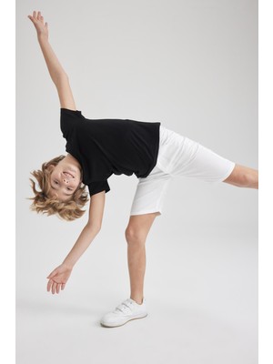 DeFacto Erkek Çocuk Regular Fit Bisiklet Yaka Kısa Kollu Tişört K1687A623SM