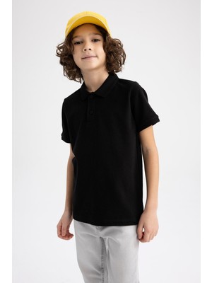 DeFacto Erkek Çocuk Pike Kısa Kollu Polo Tişört K1689A623SM