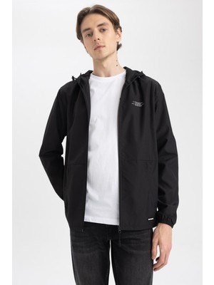 DeFacto Slim Fit Kapüşonlu Suni Kürklü Yağmurluk Mont Z1455AZ23SP