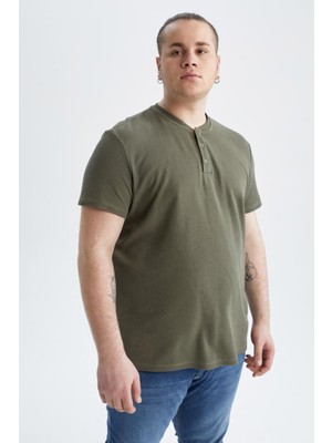 DeFacto Slim Fit Gadart Yaka Basic Tişört N6128AZ22SP
