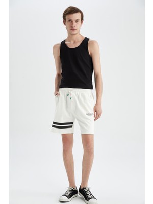 DeFacto Slim Fit Dar Paça Pamuklu Şort Y4637AZ22HS