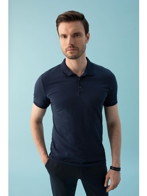 DeFacto Slim Fit Polo Yaka Pamuklu Penye Tişört N6296AZ22SM