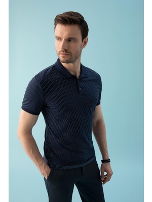 DeFacto Slim Fit Polo Yaka Pamuklu Penye Tişört N6296AZ22SM