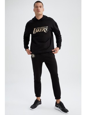 Defacto Fit Nba Los Angeles Lakers Lisanslı Regular Fit JOGGER Y6034AZ22AU