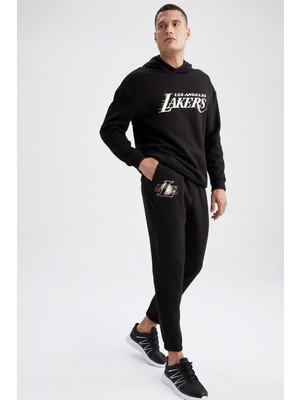 Defacto Fit Nba Los Angeles Lakers Lisanslı Regular Fit JOGGER Y6034AZ22AU