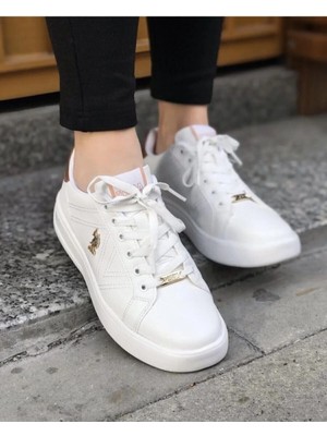 U.S. Polo Assn. Exxy 3fx Kadın Beyaz Sneaker Spor Ayakkabı