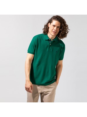 Nautica Erkek Yeşil Classic Fit Kısa Kollu Polo Yaka T-Shirt K35000T.3SC
