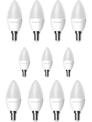 Panasonic LED Ampul 5W E14 Sarı Işık 10'lu