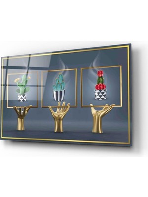 Eliza Home  Kaktüs Cam Tablo