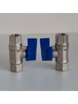 Hidrolik Pnomatik 1/4 Mini Küresel Vana (Dişi-Dişi)