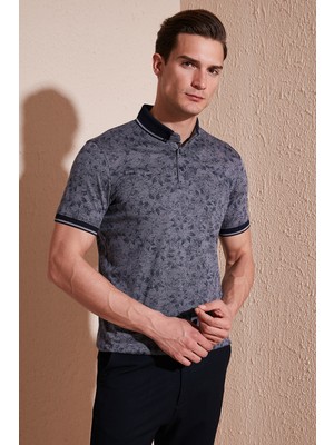 Buratti Pamuklu Slim Fit Düğmeli Polo T Shirt Erkek Polo T Shirt 646B3300