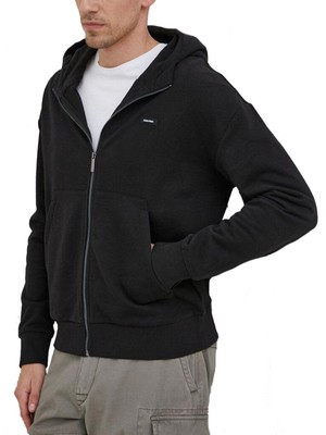 Calvin Klein Kapüşon Yaka Siyah Erkek Sweatshirt K10K111112BEH