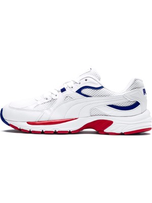 Puma Axıs Plus 90S Beyaz Spor Ayakkabı Erkekler İçin Konforlu Tasarım ve Nefes Alabilir Yapı