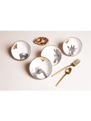 Porland Wild Life 4 Lü Kase Takımı 10 cm