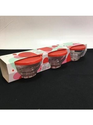 Paşabahçe Kapaklı Sütlaç Kasesi 3 Adet Karaman 53523