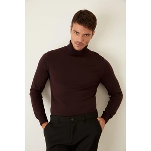 Slim Fit Balıkçı Yaka Triko Kazak R1124AZ20WN