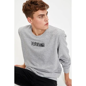 Gravity Baskılı Regular Fit Bisiklet Yaka Sweatshirt S2178AZ20WN