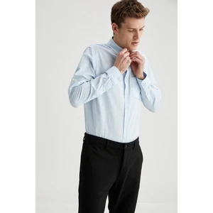 Slim Fit Basic Uzun Kollu Gömlek M7180AZ21SP