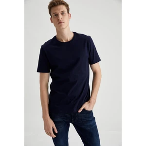 Regular Fit Bisiklet Yaka Basic Kısa Kollu Pamuklu Penye Tişört M7666AZ21SP