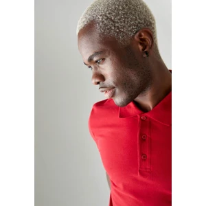 Regular Fit Polo Yaka Basic Kısa Kollu Pamuklu Penye Tişört M7676AZ21SP