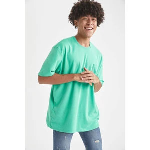 Defacto Oversize Fit Bisiklet Yaka Basic Tişört T3661AZ21SM
