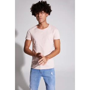 Slim Fit Bisiklet Yaka Basic Pamuklu Penye Tişört M4789AZ21SP
