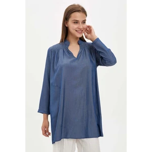 Defacto Oversize Fit Basic Dokuma Tunik R4499AZ20SP
