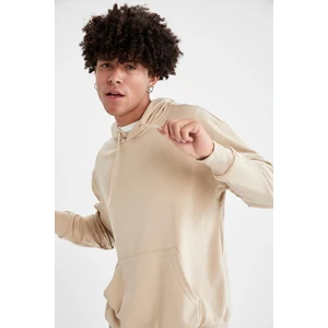 Oversize Fit Kapüşonlu Basic Pamuklu İçi Yumuşak Tüylü Sweatshirt R4669AZ21AU