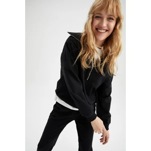 Regular Fit Polo Yaka Fermuarlı Sweatshirt V5685AZ21AU