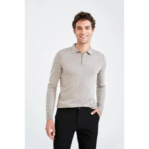 Slim Fit Polo Yaka Triko Kazak Y0902AZ22AU