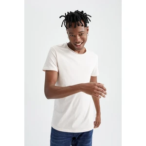 Slim Fit Bisiklet Yaka Basic Kısa Kollu Pamuklu Tişört M4790AZ22SP