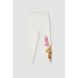 Kız Çocuk Ayıcık Baskılı Jogger Standart Fit Eşofman Alt X1279A622SP