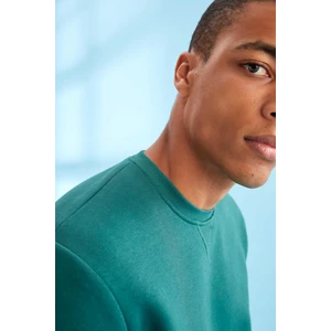 Regular Fit Bisiklet Yaka Basic Pamuklu Sweatshirt T3777AZ21WN