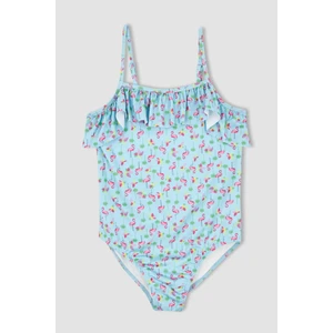 Kız Çocuk Çiçekli Askılı Mayo X4989A622SM