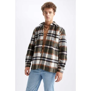 Regular Fit Kareli Oduncu Uzun Kollu Gömlek S9275AZ22AU